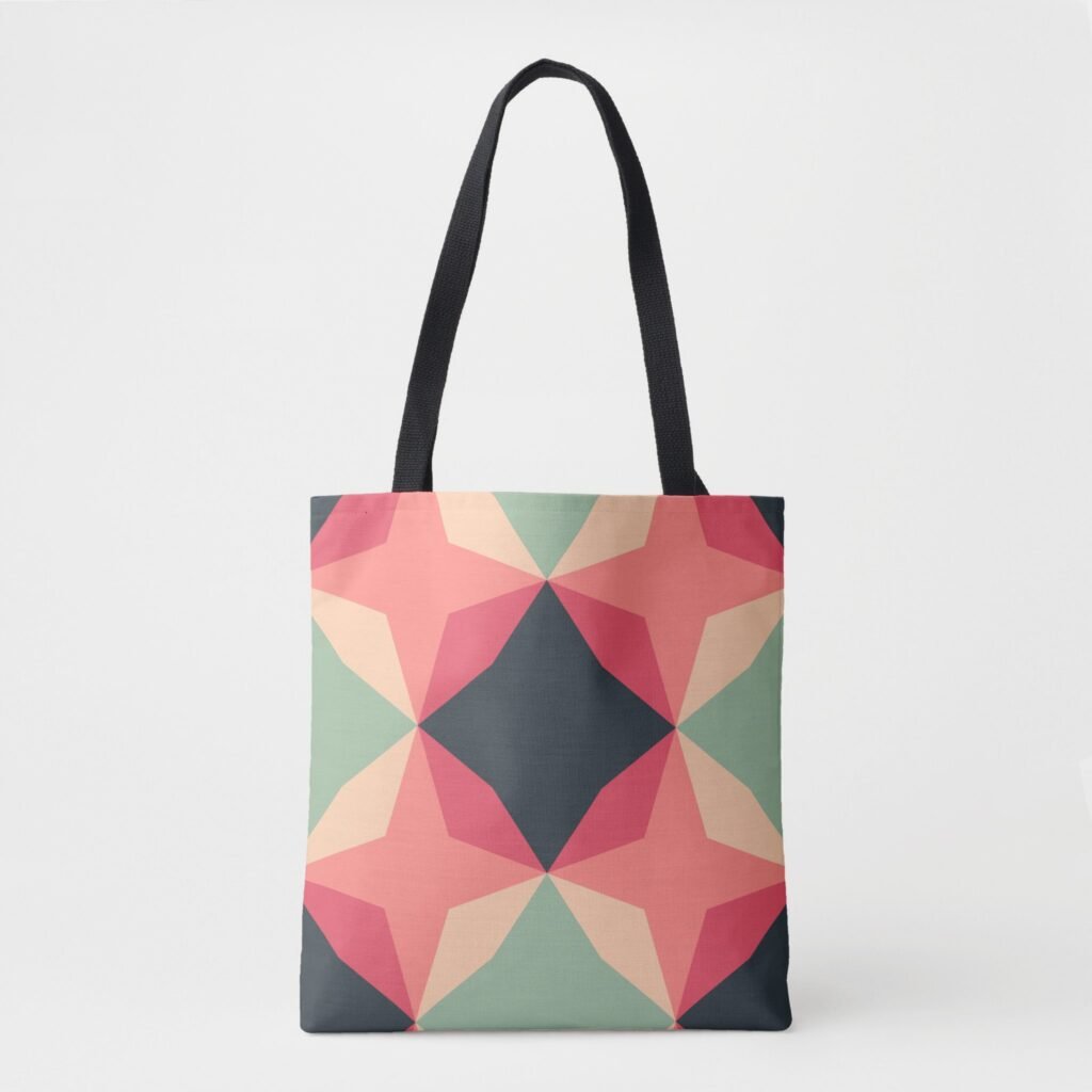 High Energy Diamond Motif Tote Bag