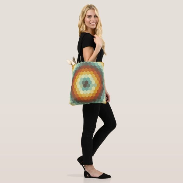 Honeycomb Echoes Tote Bag - Image 4