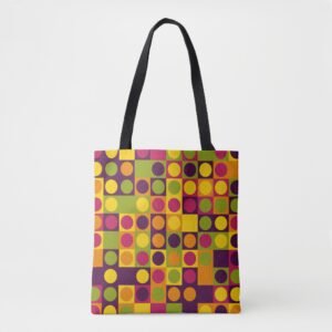 Jitterbug Dotscape Tote Bag