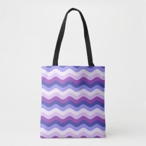 Lavender Waves Tote Bag