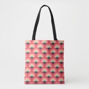 Mayura Scalloped Arches Motif Tote Bag
