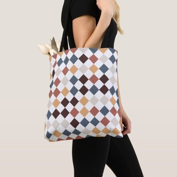 Midnight Voyage Harlequin Tote Bag