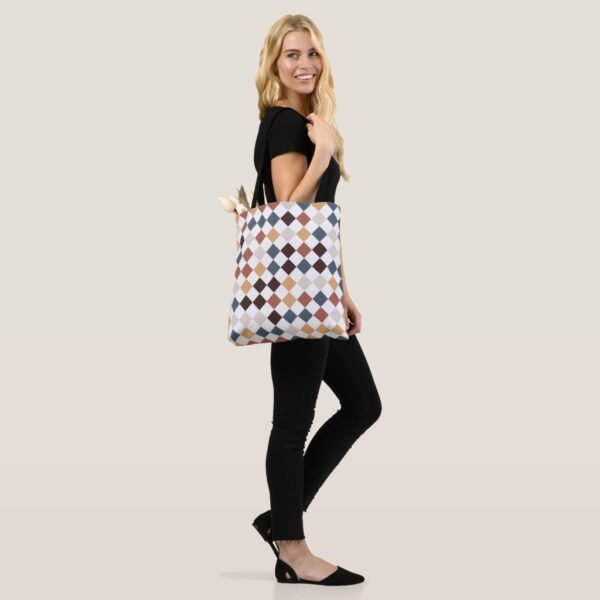 Midnight Voyage Harlequin Tote Bag - Image 4