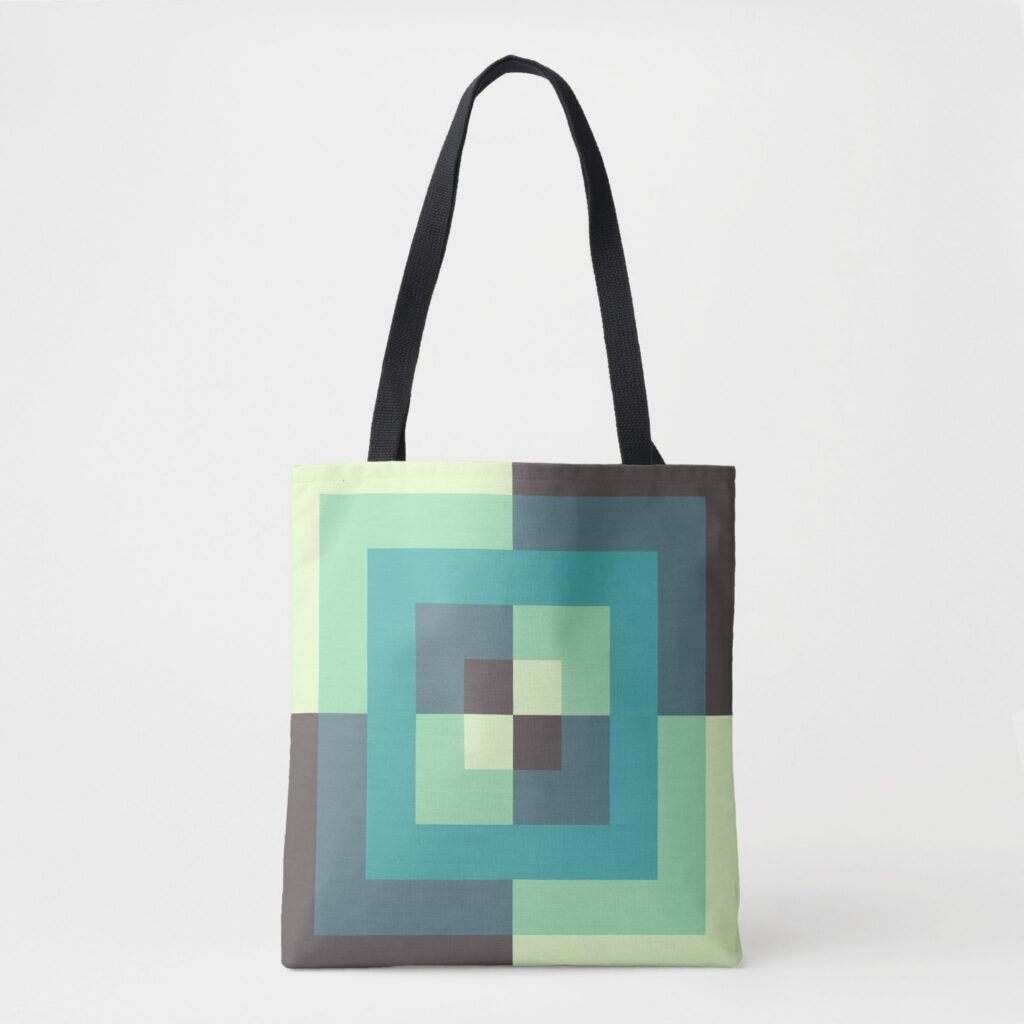 Mint Spectrum Tote Bag