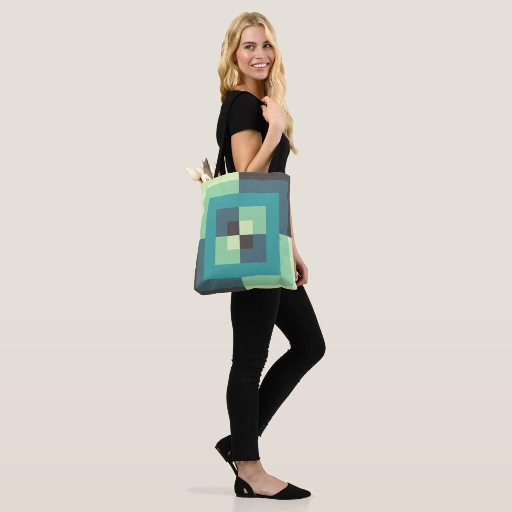 Mint Spectrum Tote Bag