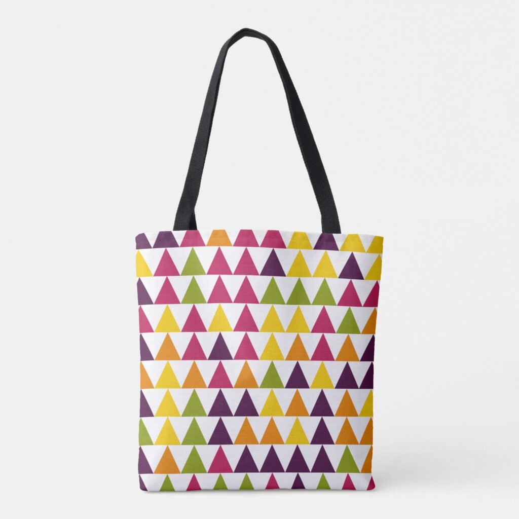 Modern Mountain Mix Tote Bag