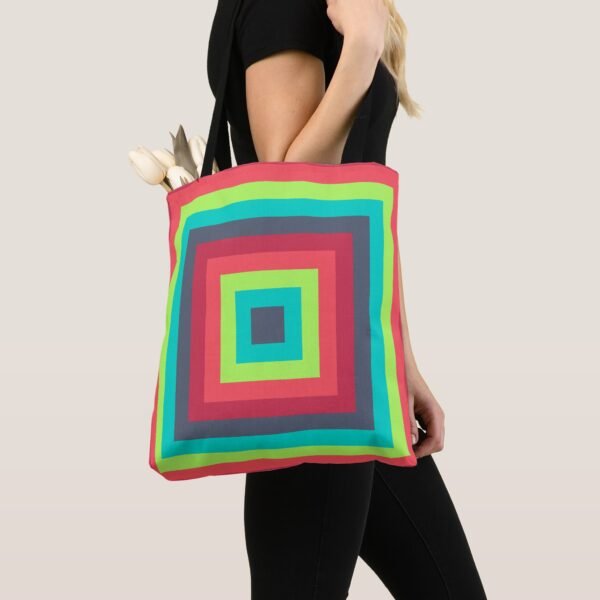 Neon Tunnel Tote Bag - Image 3