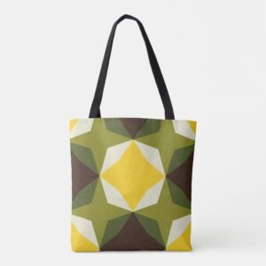 Diamond Motif Tote Bags