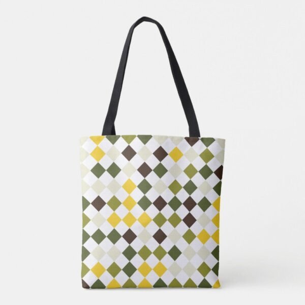 Oak Bark Harlequin Tote Bag - Image 2