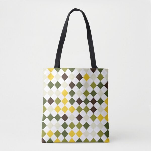 Oak Bark Harlequin Tote Bag - Image 3