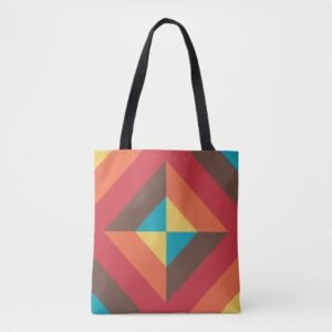 Ocean Five Pyramid Tote Bag
