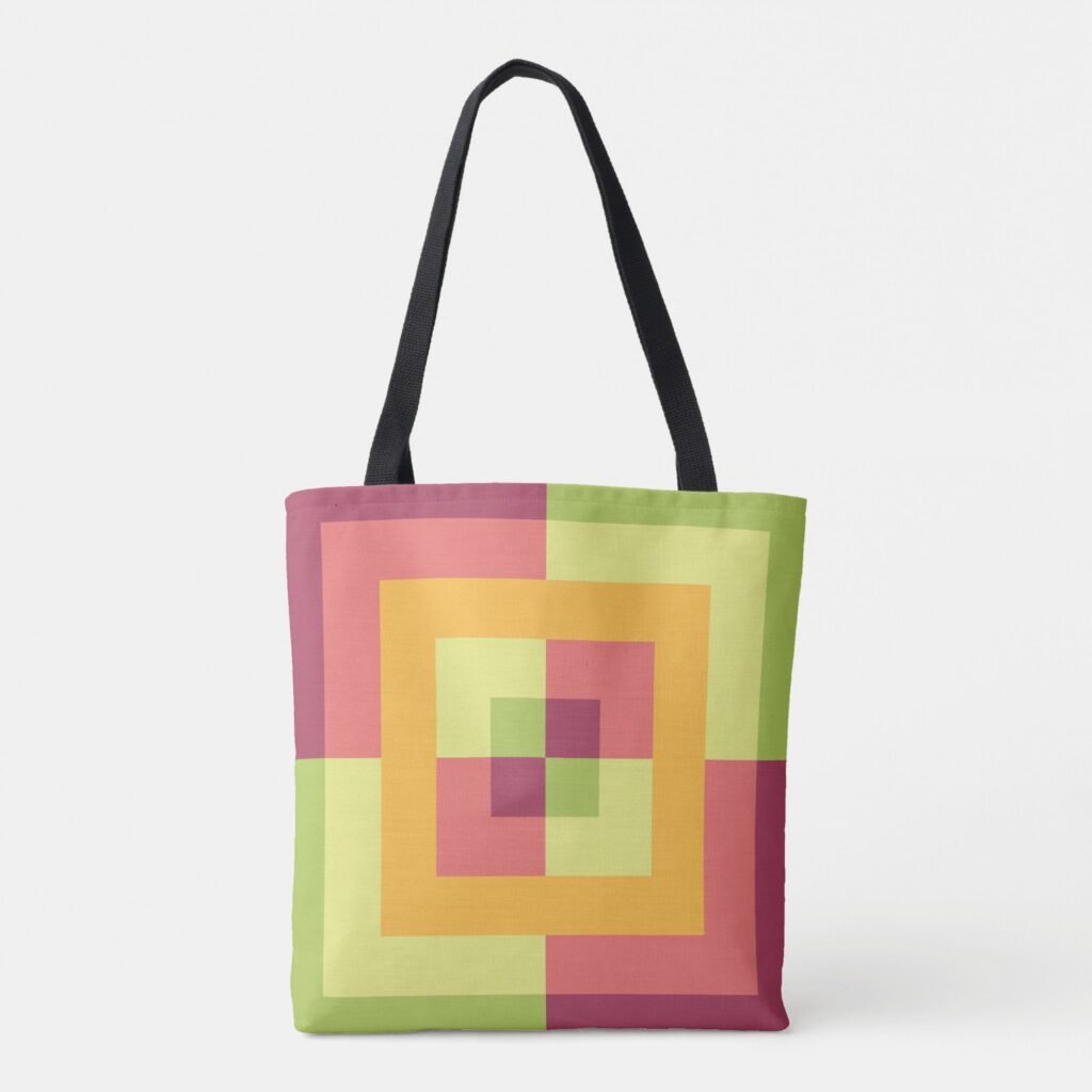 Pastel Labyrinth Tote Bag