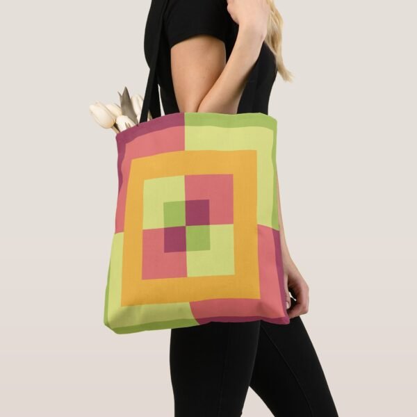 Pastel Labyrinth Tote Bag - Image 4