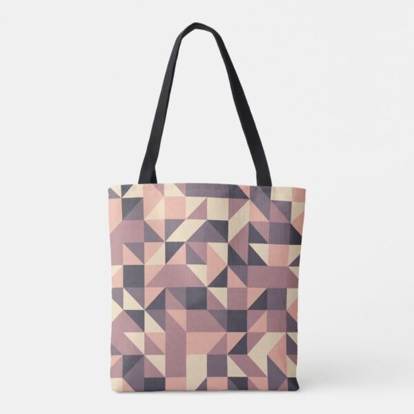 Pastel Pulse Quilt Tote Bag - Image 2