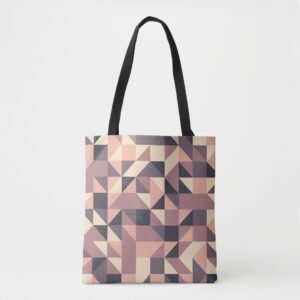 Pastel Pulse Quilt Tote Bag