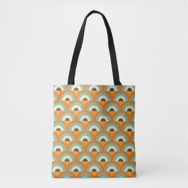 Peacock Motif Tote Bag