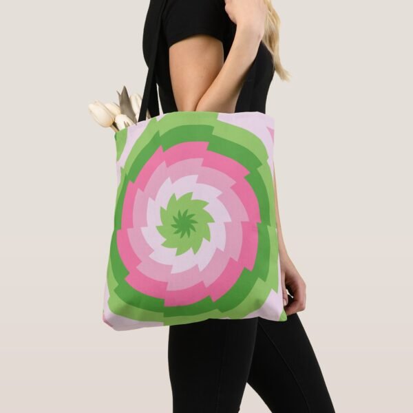 Picnic Bloom Spiral Tote Bag - Image 4