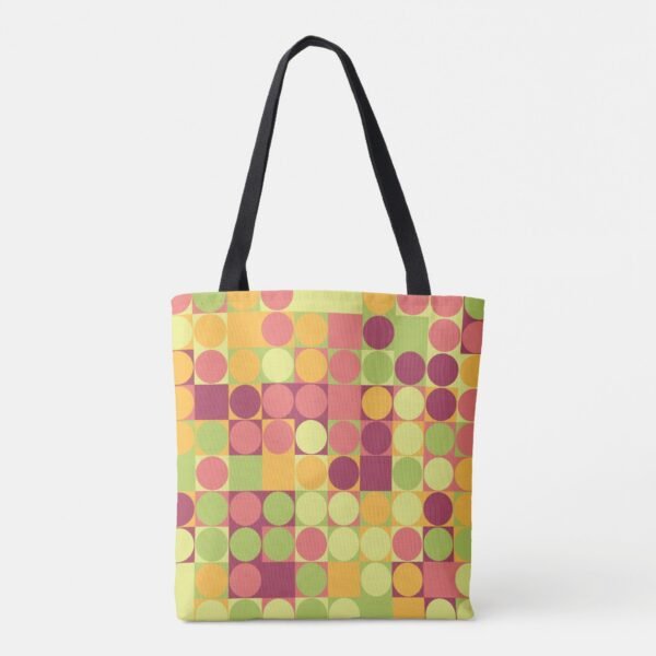 Playful Pastel Tiles Tote Bag - Image 4