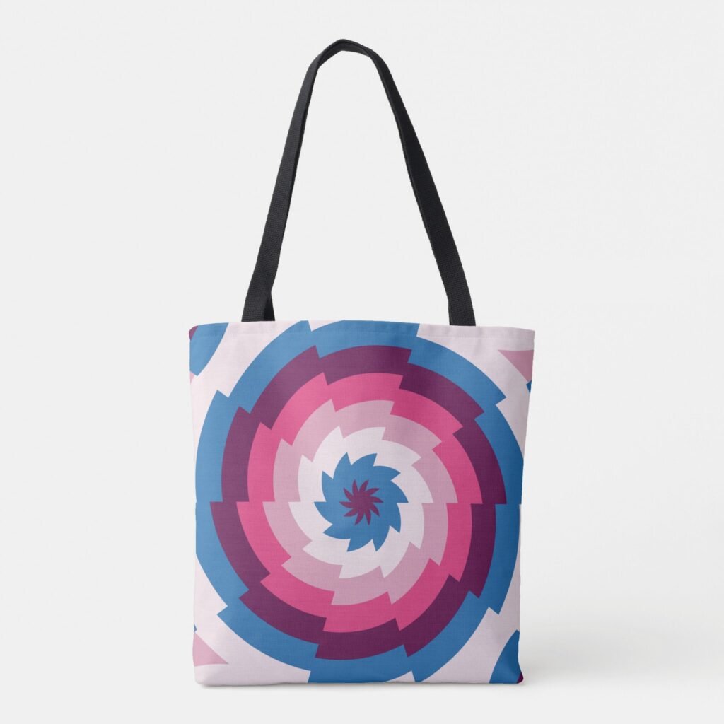 Polar Vortex Kaleidoscope Tote Bag