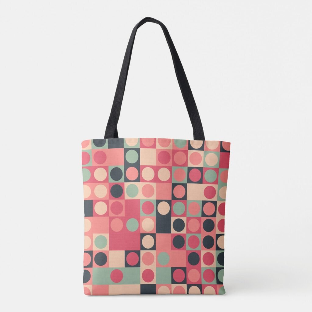 Polka Grace Labyrinth Tote Bag