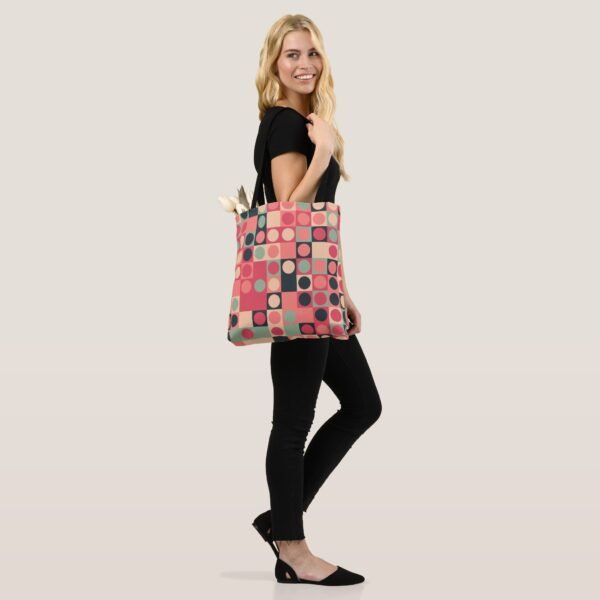 Polka Grace Labyrinth Tote Bag - Image 4