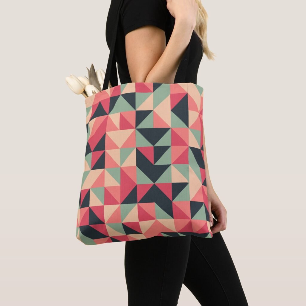 Prism Patchwork Tote Bag