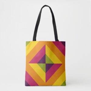 Prismatic Pathways Tote Bag