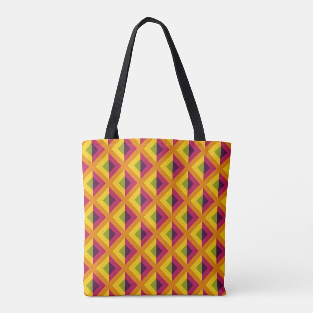 Radiant Lattice Tote Bag