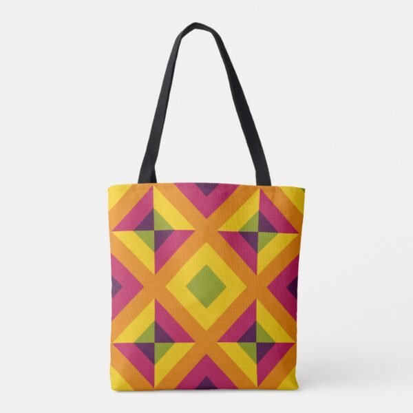 Radiant Prism Matrix Tote Bag - Image 2