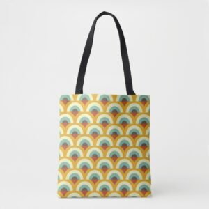Retro PeacockTote Bag