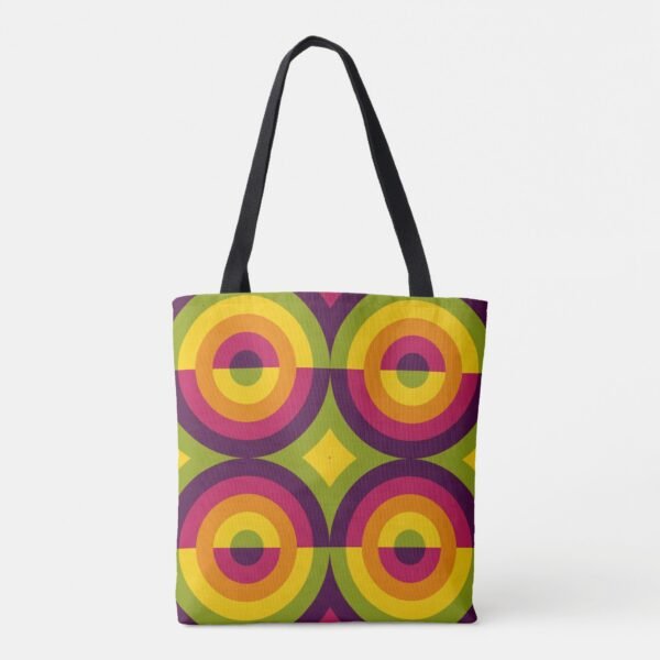 Retro Pulse Array Tote Bag - Image 2