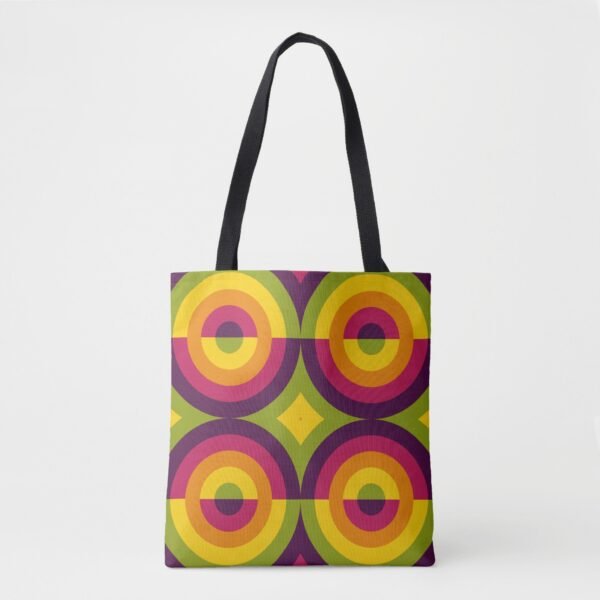 Retro Pulse Array Tote Bag