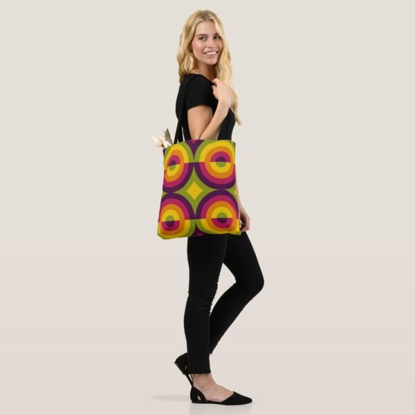 Retro Pulse Array Tote Bag - Image 4