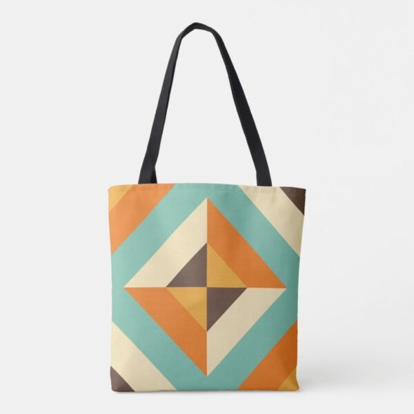 Retro Pyramid Tote Bag - Image 4