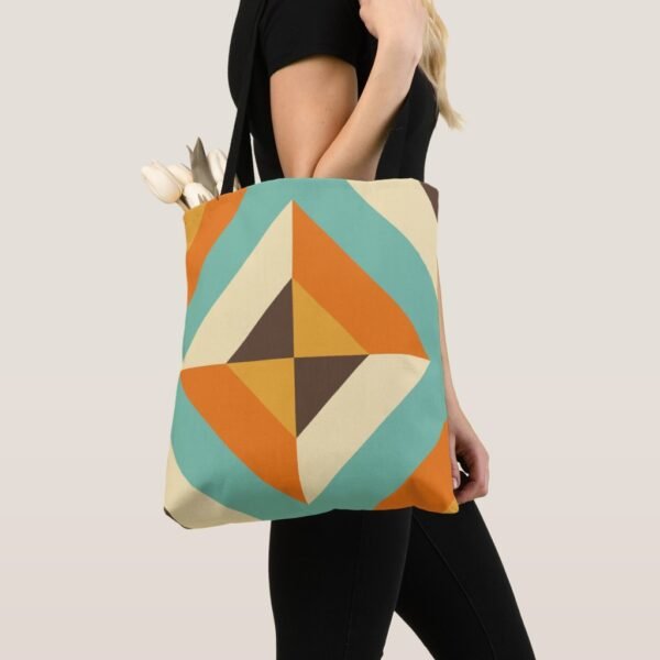 Retro Pyramid Tote Bag - Image 3