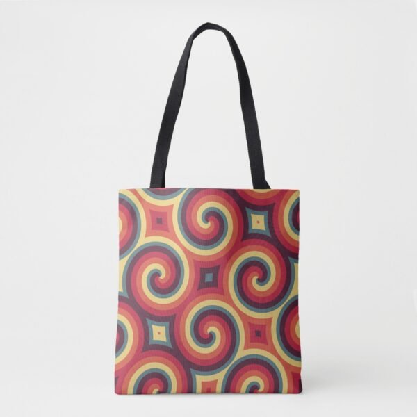 Retro Swirl Dreamscape Tote Bag