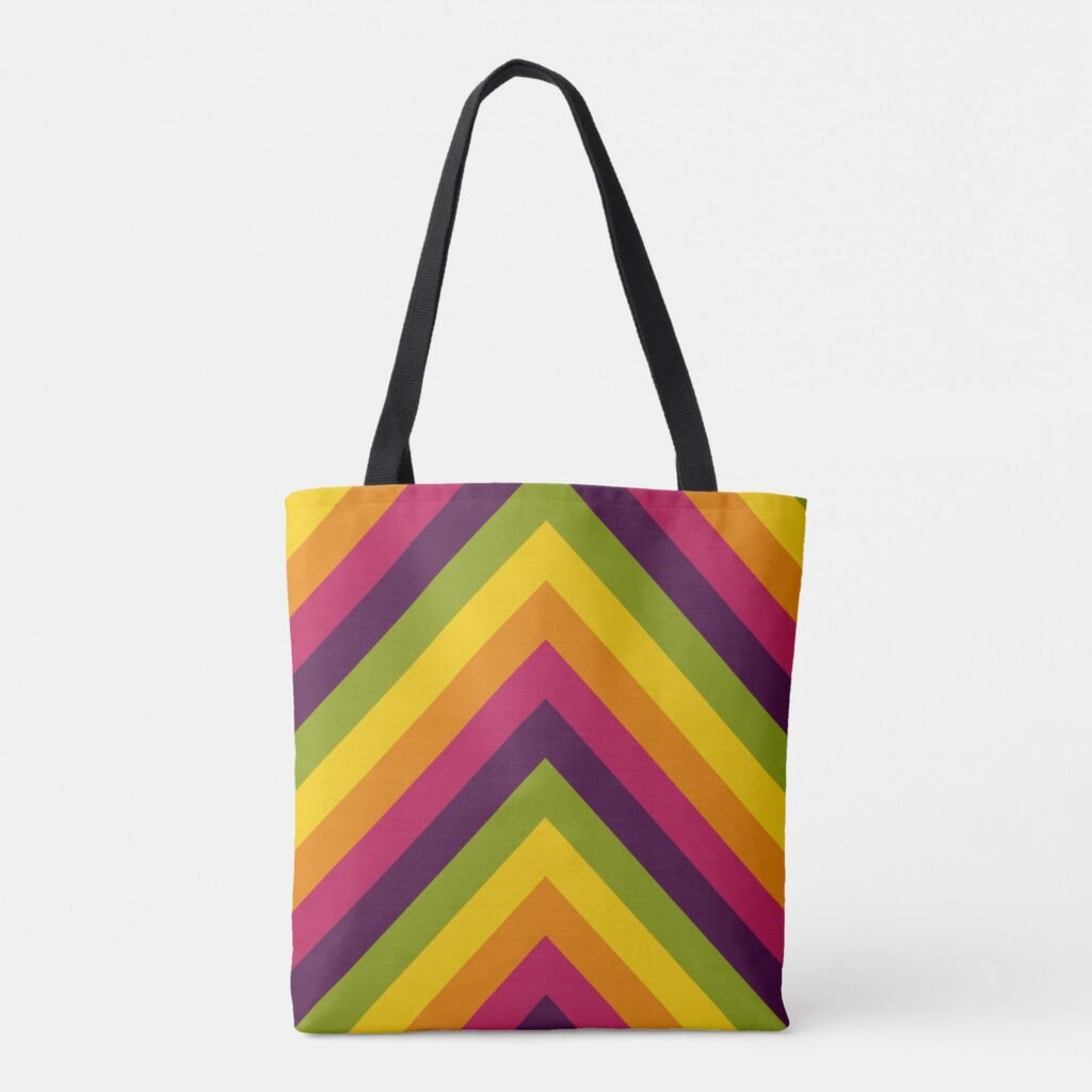 Retro Vibe Elevation Tote Bag