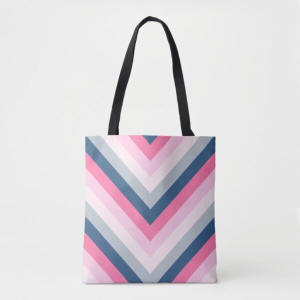 Soft Breeze Chevron Tote Bag - Image 4