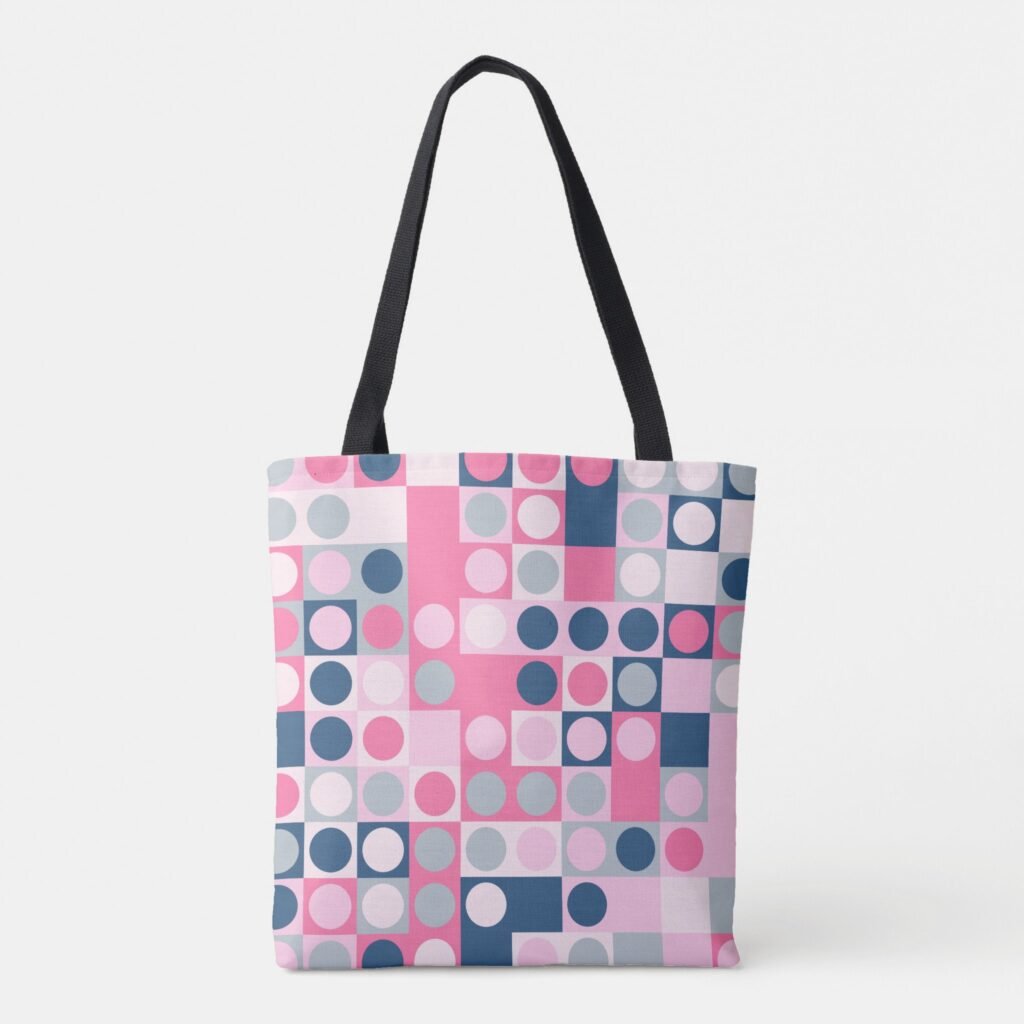 Soft Breeze Polka Tote Bag