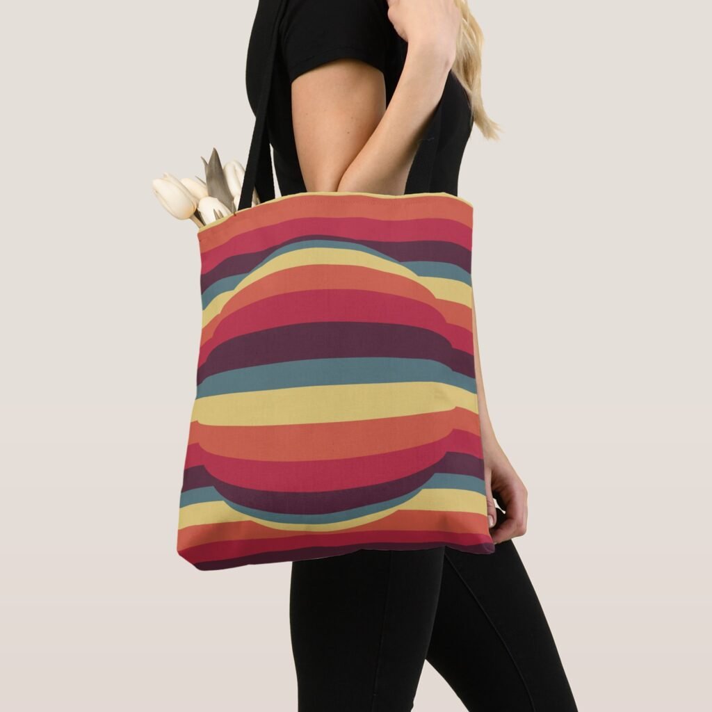 Spectrum Bubble Tote Bag