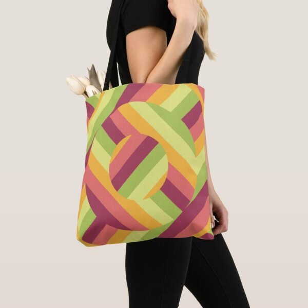 Strip Percent Pop Tote Bag - Image 4