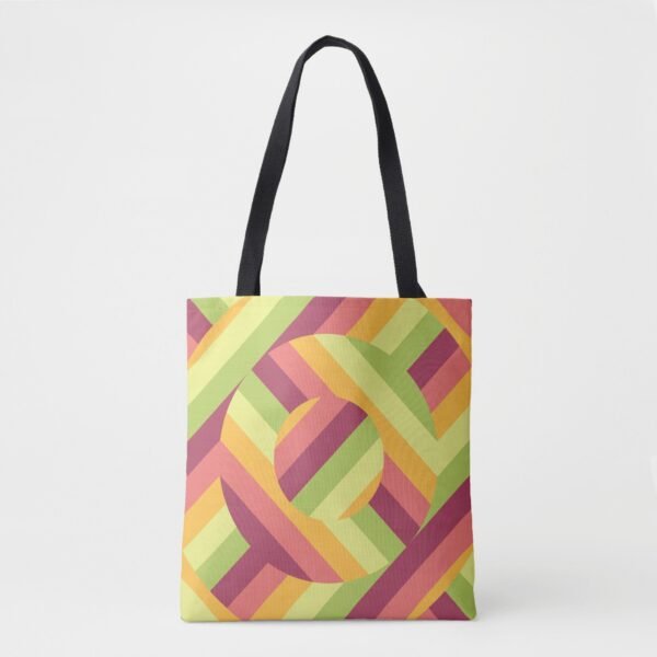 Strip Percent Pop Tote Bag
