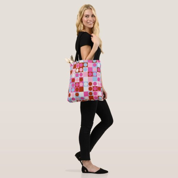 Sunset Gelato Polka Tote Bag - Image 4