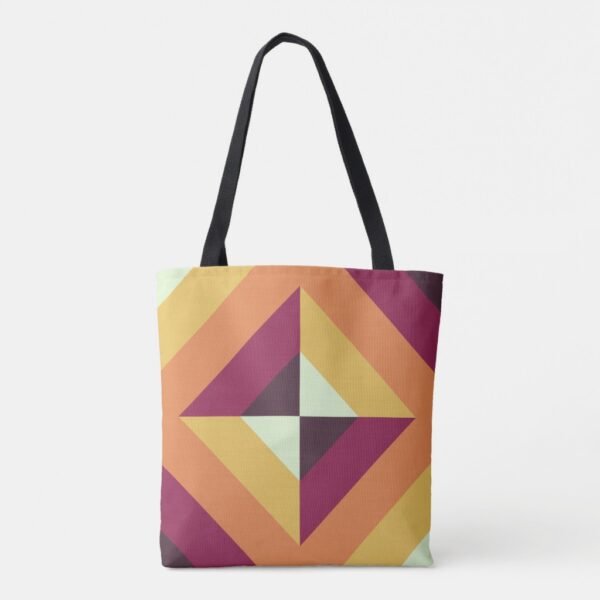Trance Pyramid Tote Bag - Image 4