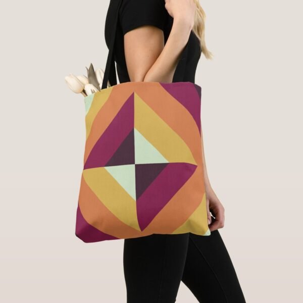 Trance Pyramid Tote Bag - Image 2