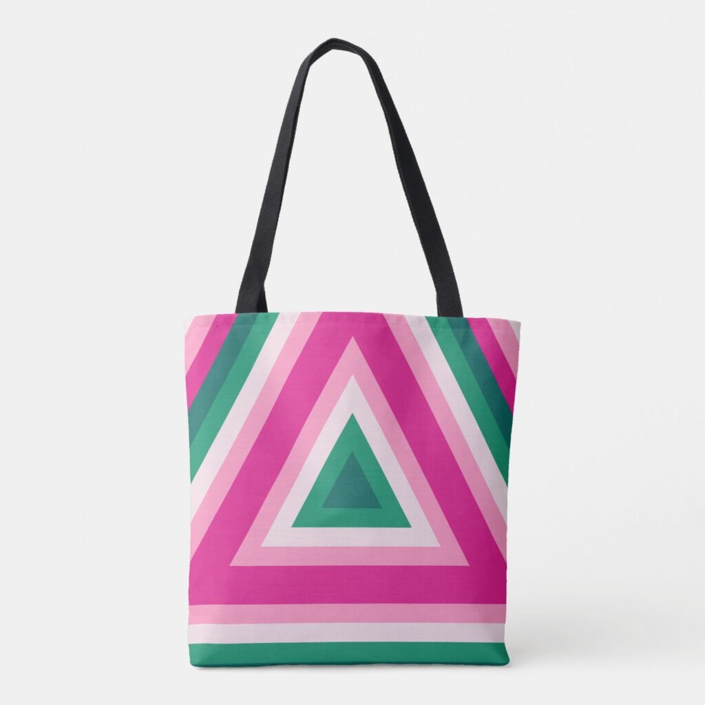 Tropical Prism Cascade Tote Bag