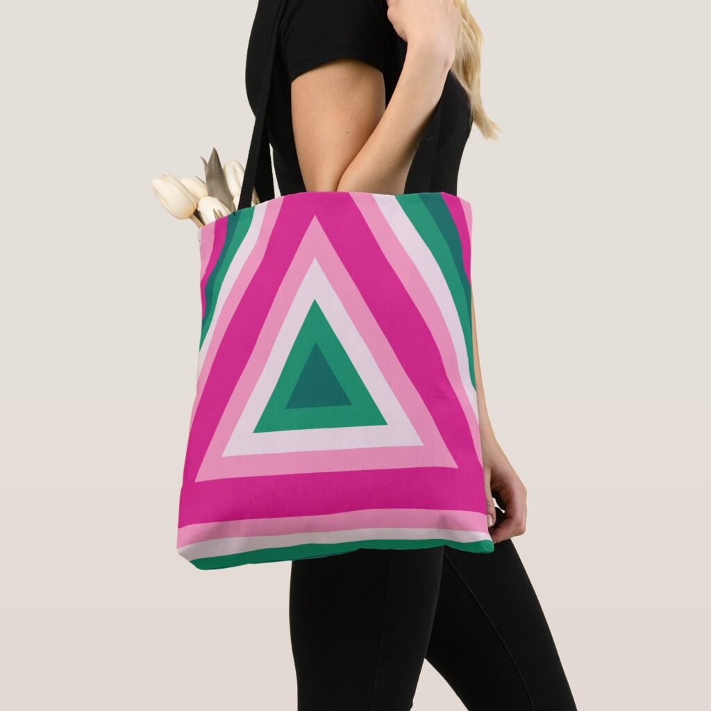 Tropical Prism Cascade Tote Bag
