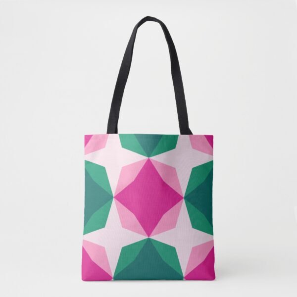 Tropical Sorbet Diamond Motif Tote Bag - Image 3