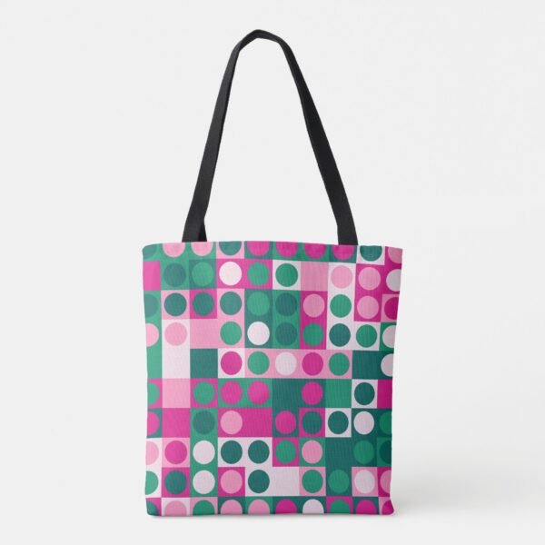 Tropical Sorbet Polka Tote Bag - Image 2