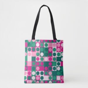 Tropical Sorbet Polka Tote Bag
